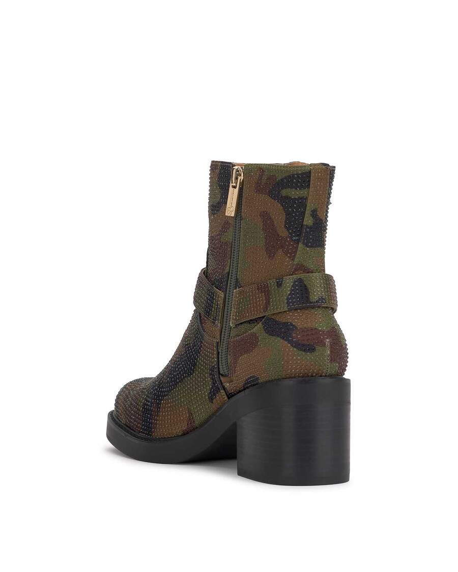 Jessica Simpson Ceridwen Moto Boot in Camo Crystal