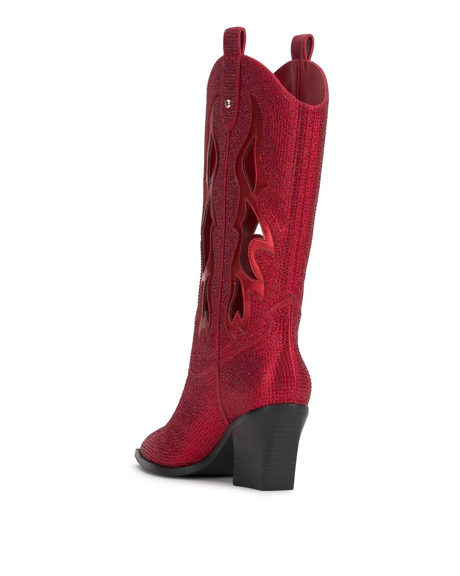 Jessica Simpson Ginika Western Boot in Red Muse