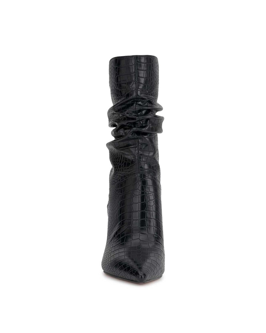 Jessica Simpson Elisti Scrunch Bootie in Black Croc