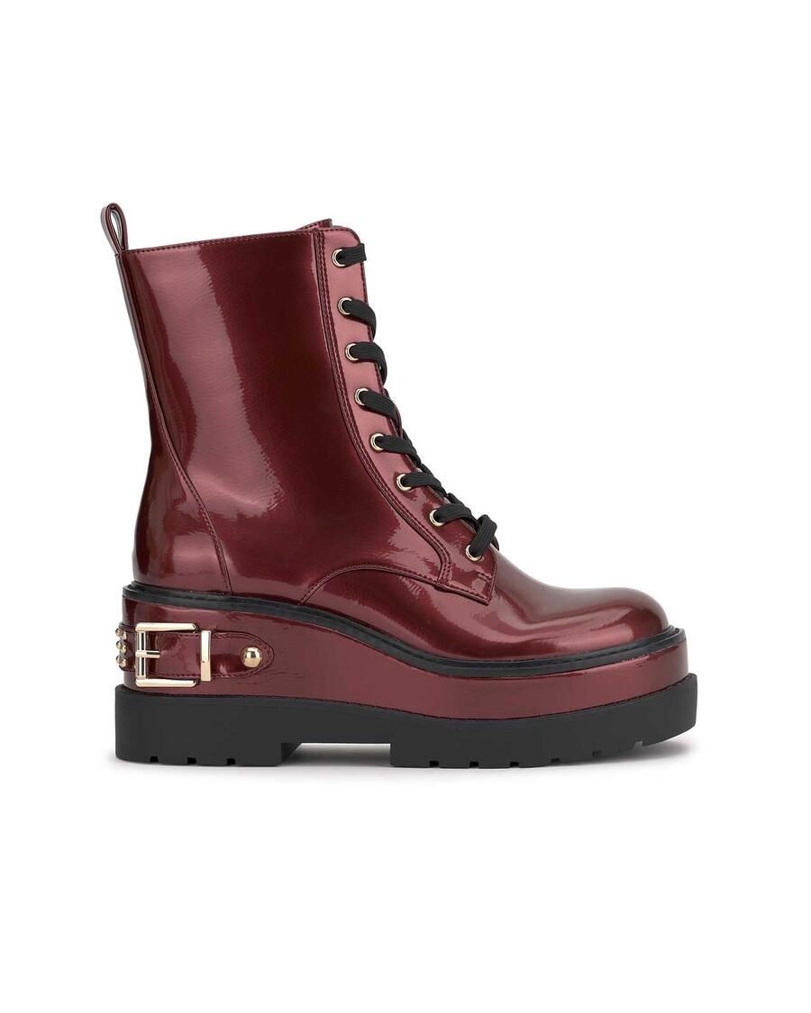 Jessica Simpson Imelda Combat Boot in Oxblood