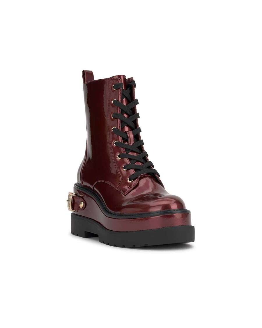 Jessica Simpson Imelda Combat Boot in Oxblood