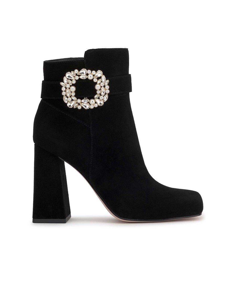 Μποτάκι με τακούνι Jessica Simpson Luminna Block σε μαύρο χρώμα