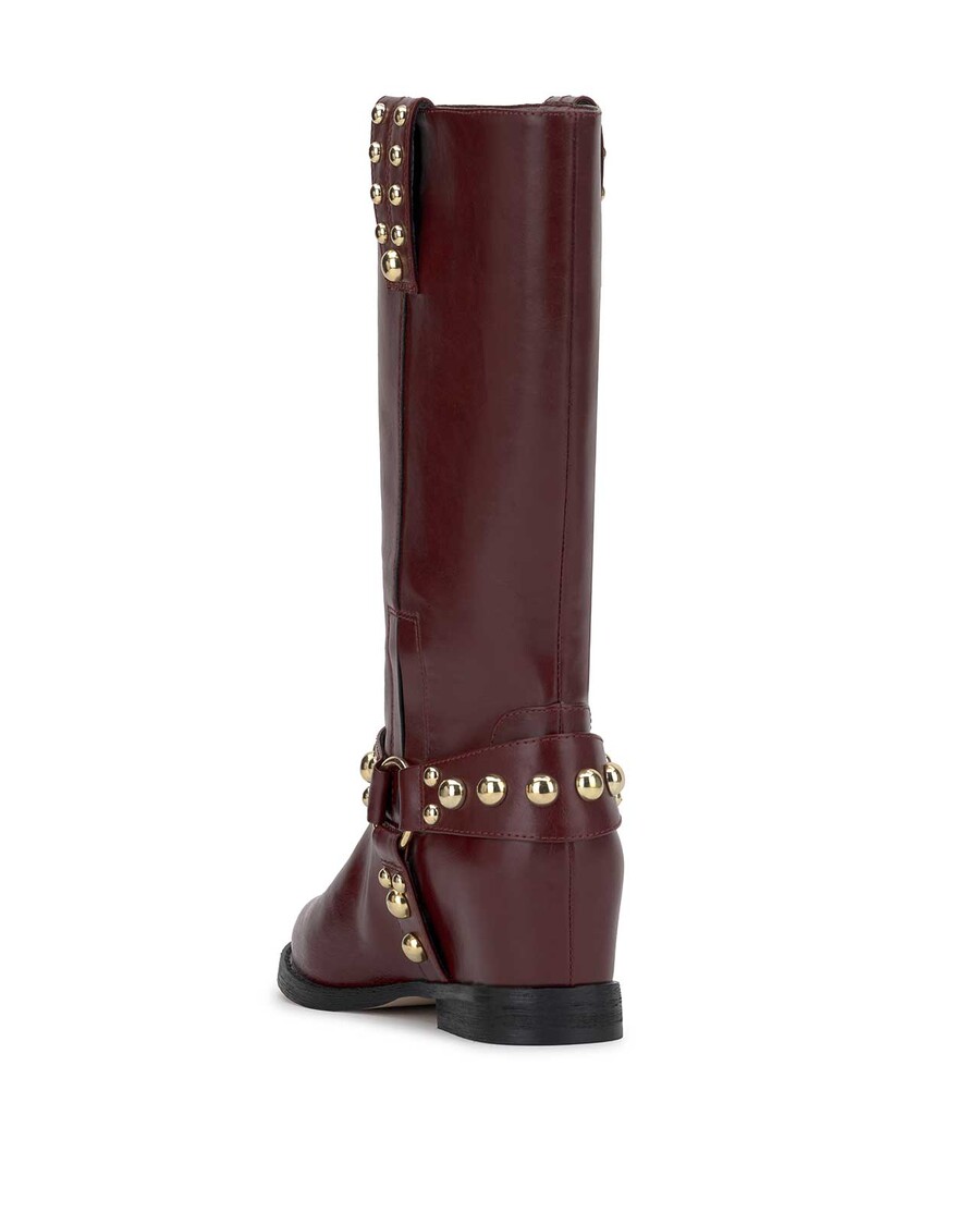Jessica Simpson Milley Moto Boot in Dark Cherry