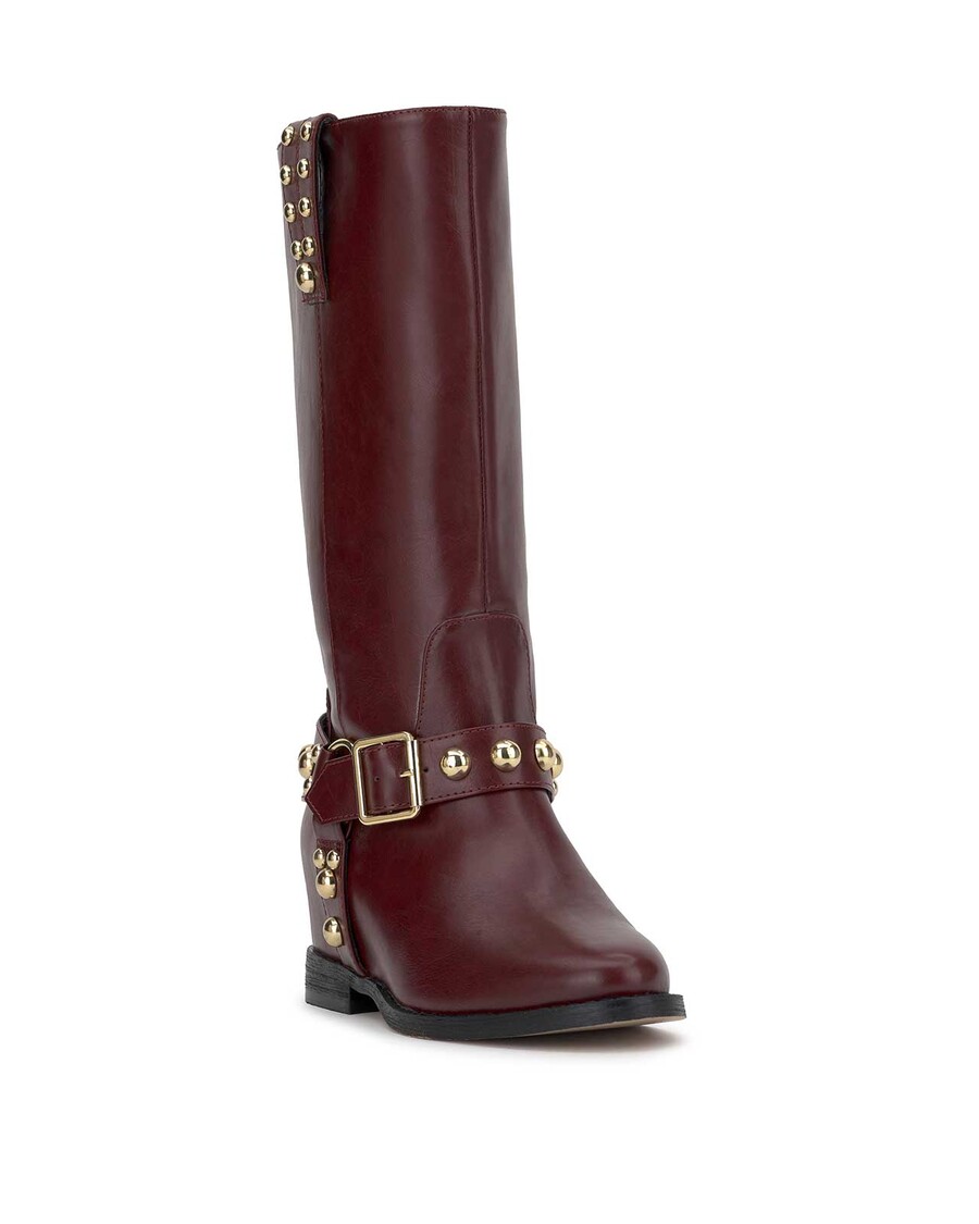 Jessica Simpson Milley Moto Boot in Dark Cherry