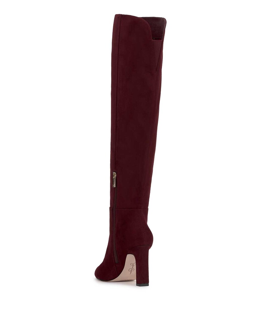 Jessica Simpson Mistia Over The Knee Boot in Dark Cherry