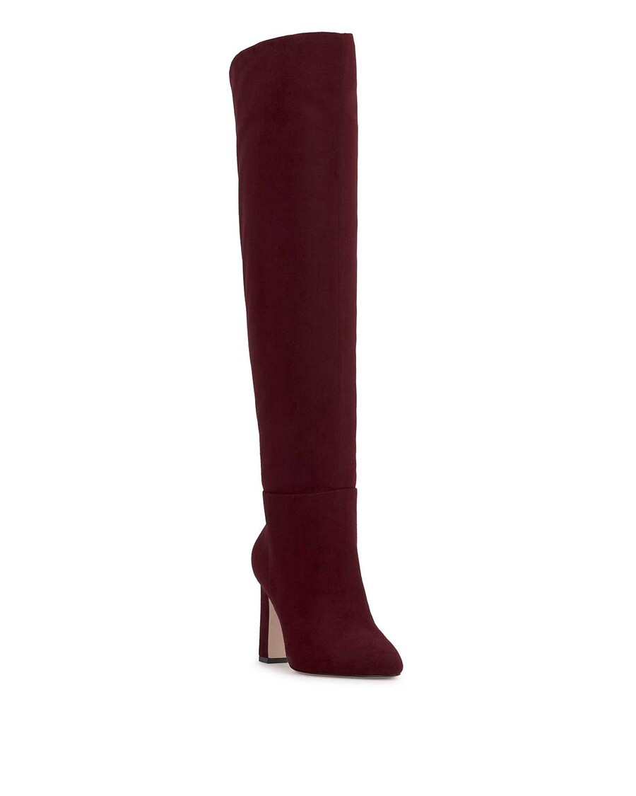 Jessica Simpson Mistia Over The Knee Boot in Dark Cherry
