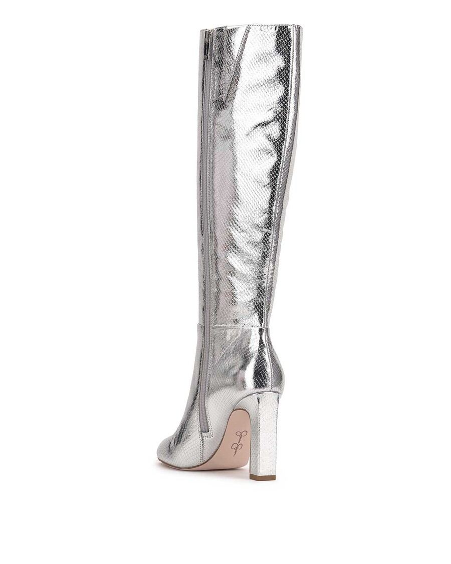 Jessica Simpson Munna Knee High Boot in Silver