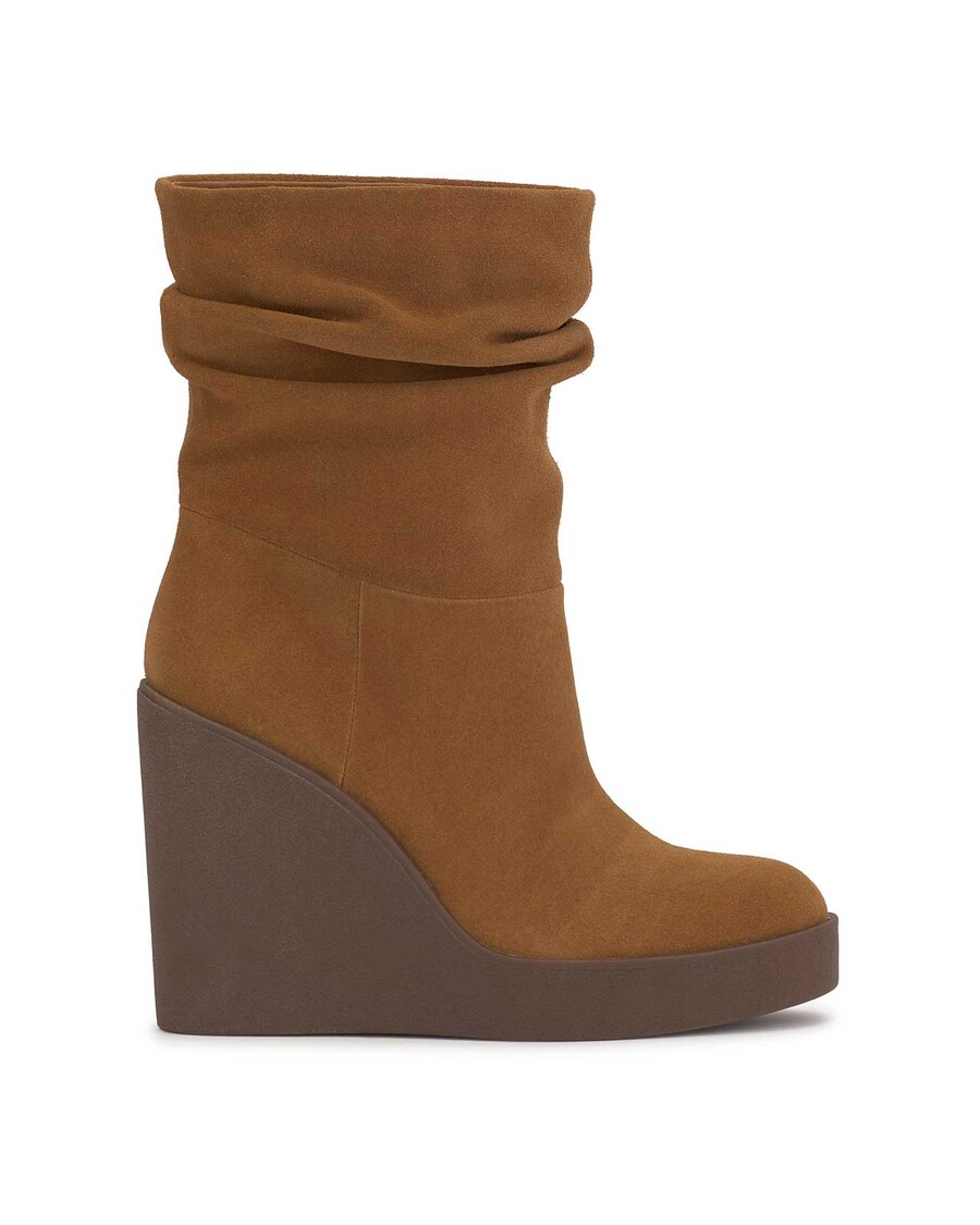 Jessica Simpson Mynette Slouch Wedge Bootie in Tuscan Tan