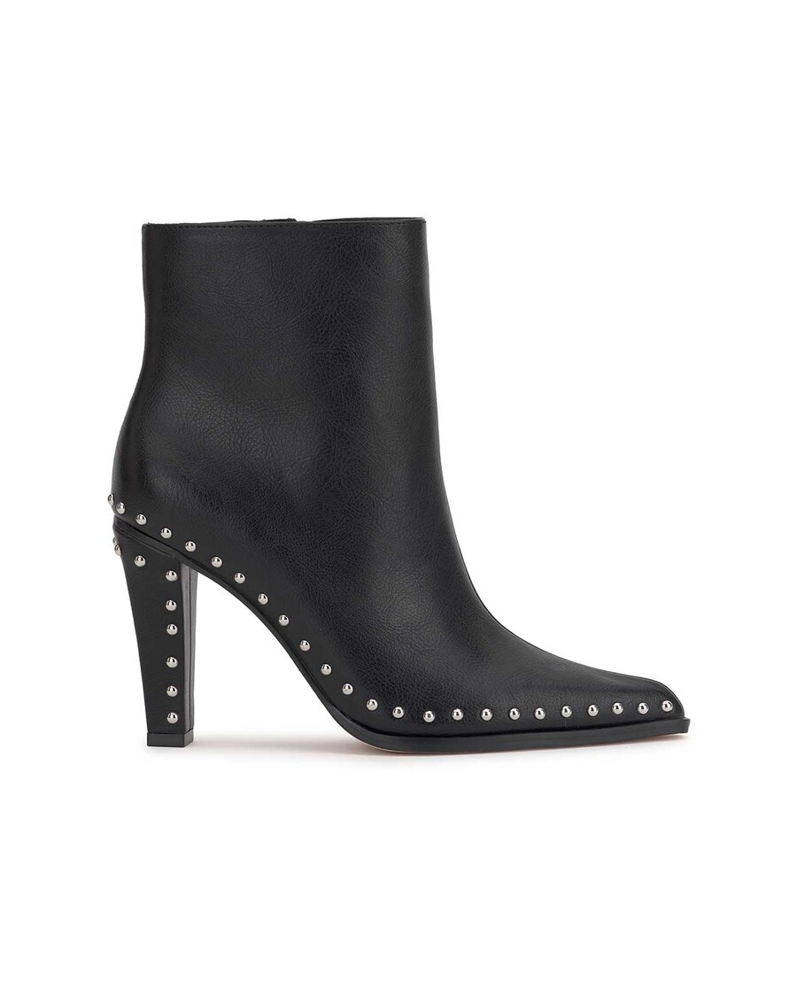 Jessica Simpson Rixie Studded Heeled Bootie in Black