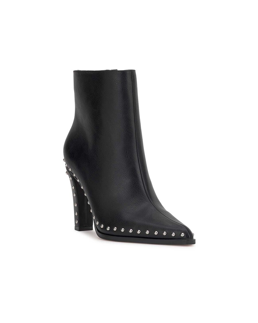 Jessica Simpson Rixie Studded Heeled Bootie in Black
