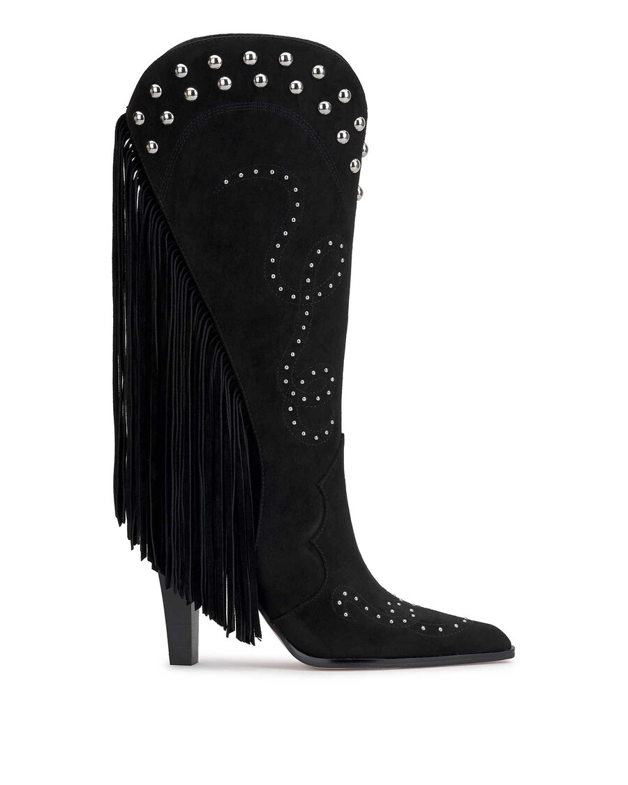 Cizme Cu Franjuri împânzite De Jessica Simpson Rosera în Negru