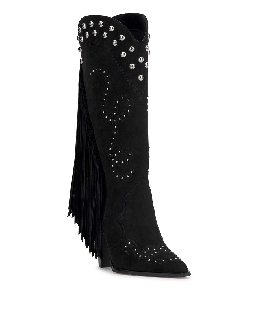 Cizme Cu Franjuri împânzite De Jessica Simpson Rosera în Negru