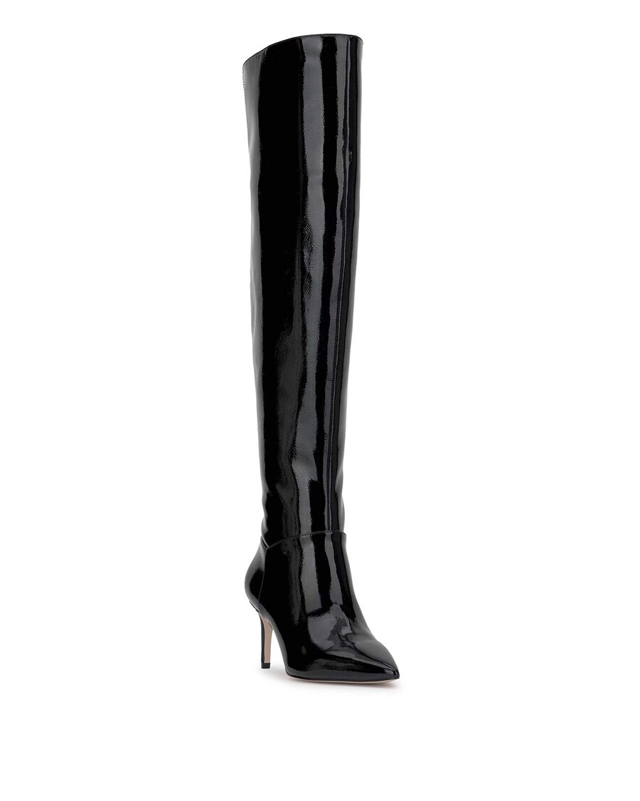 Jessica Simpson Verity Stiletto Boot in Black Patent