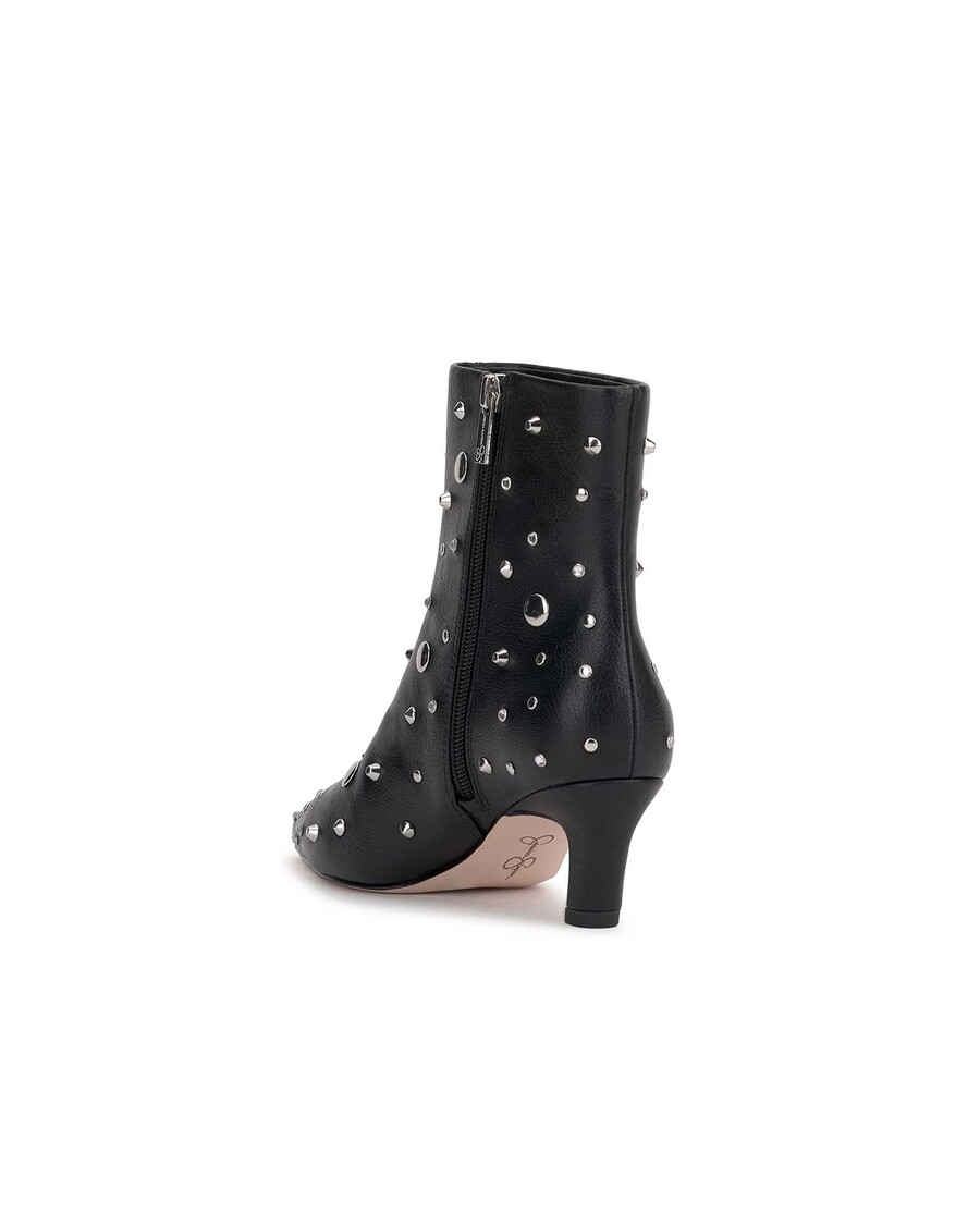 Jessica Simpson Viviana Kitten Heel Bootie in Black