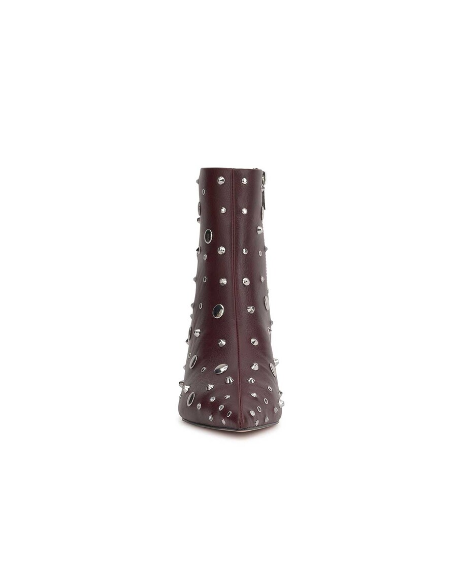 Jessica Simpson Viviana Kitten Heel Bootie in Dark Cherry