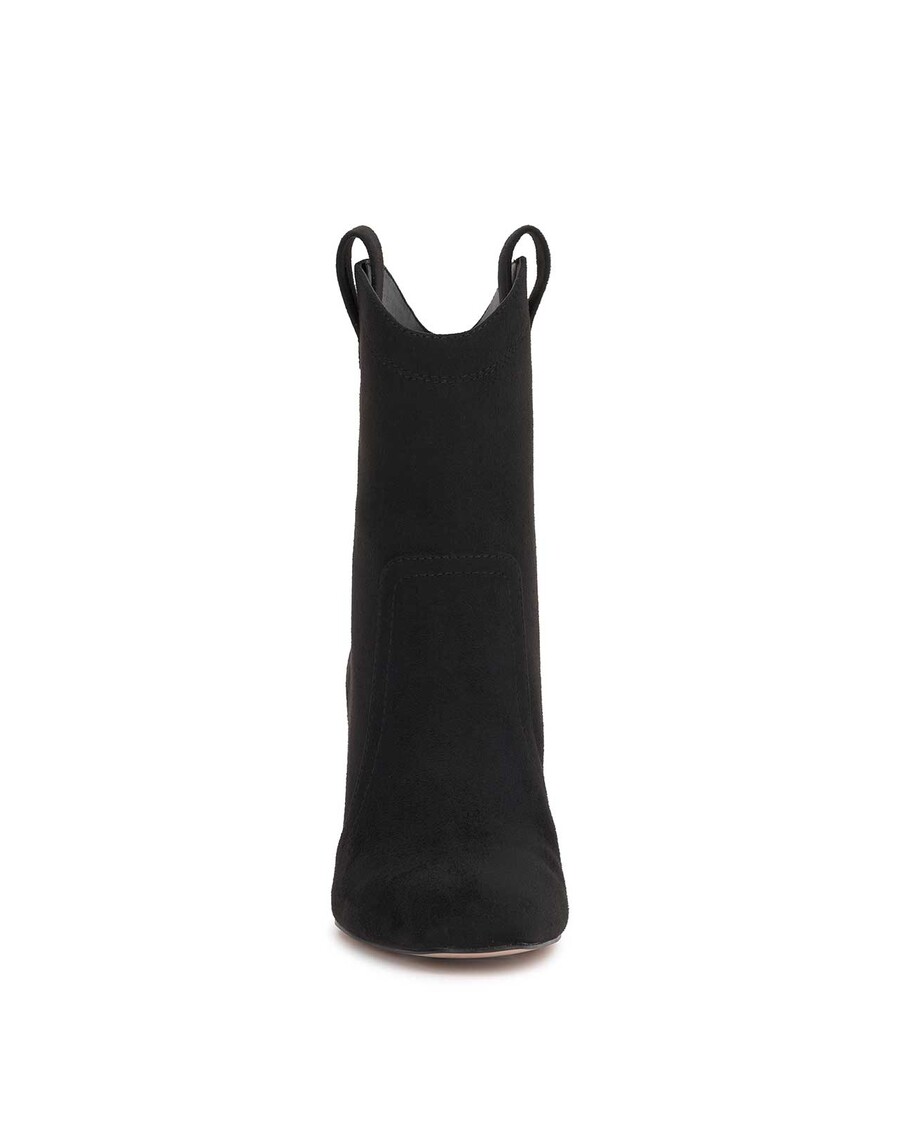 Jessica Simpson Xovira Heeled Bootie in Black Suede