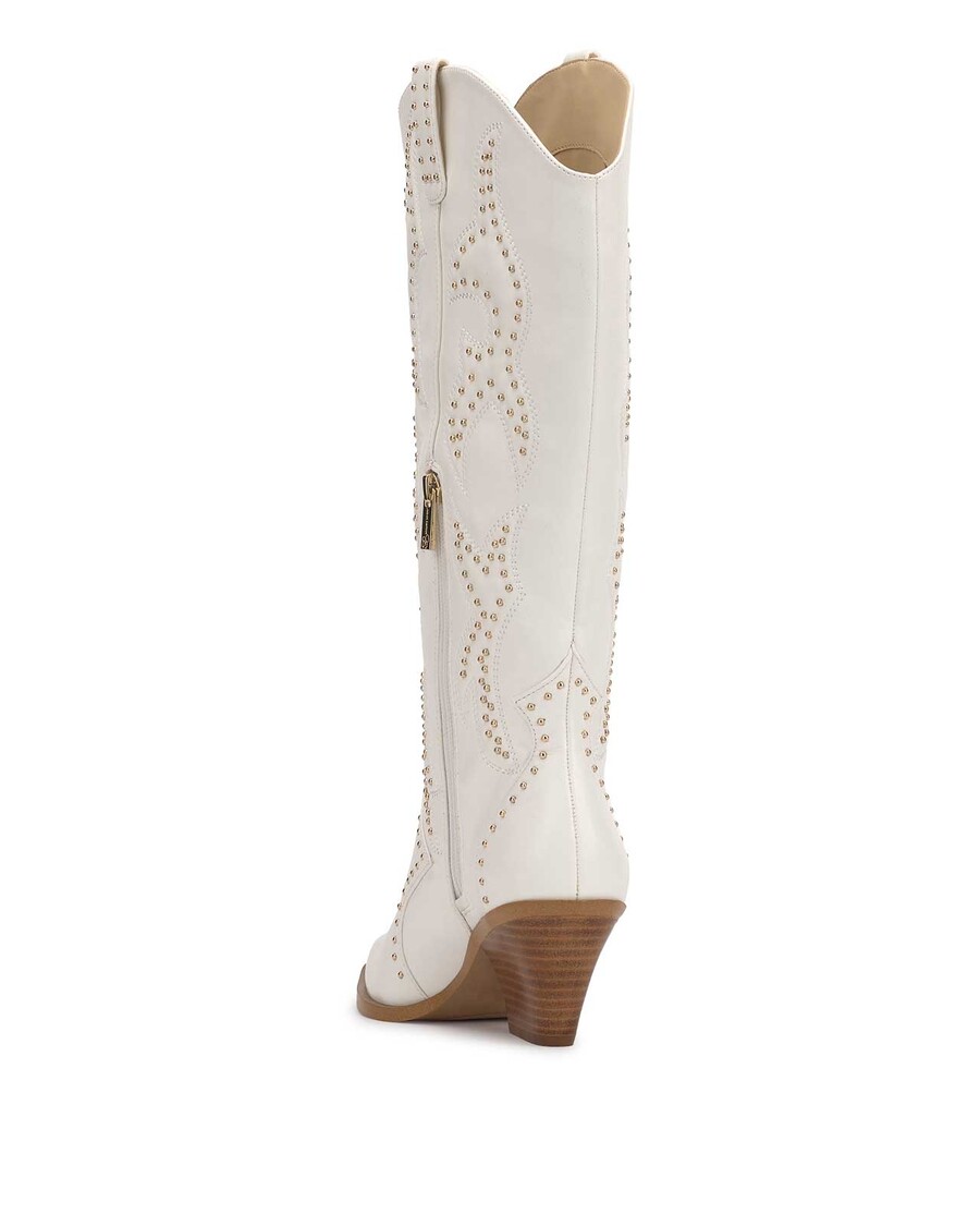 Cizme Western Jessica Simpson Zaikes în Alb Strălucitor