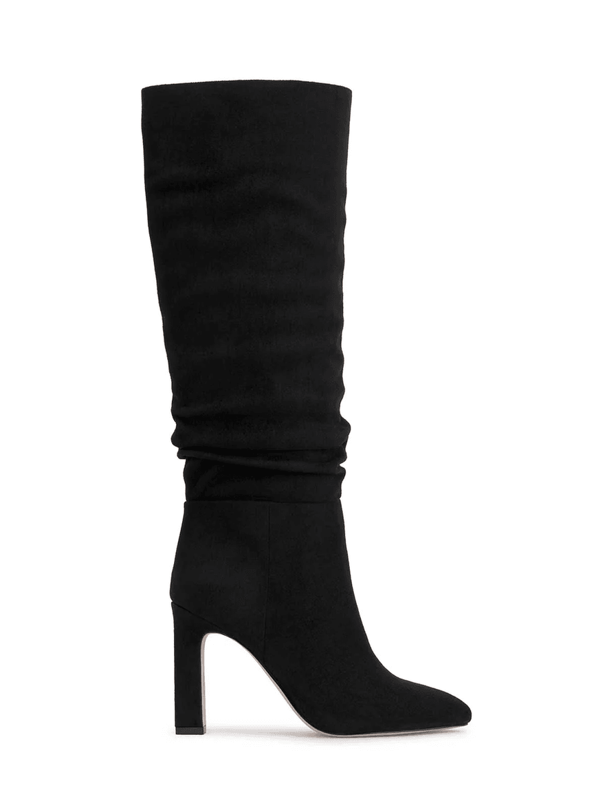 Jessica Simpson Minerva Knee High Boot in Black Suede