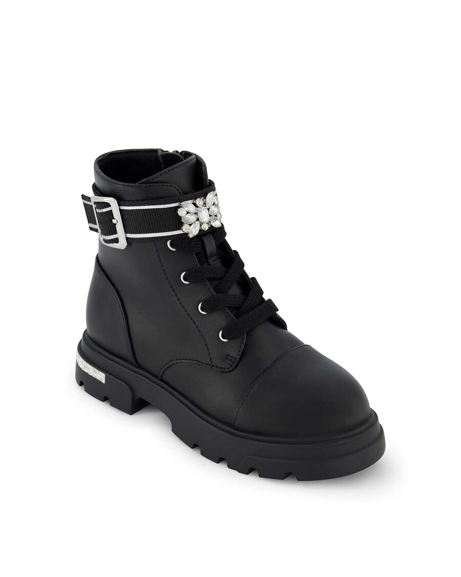 Јессица Симпсон чизма за мале девојчице роса брош у црној боји