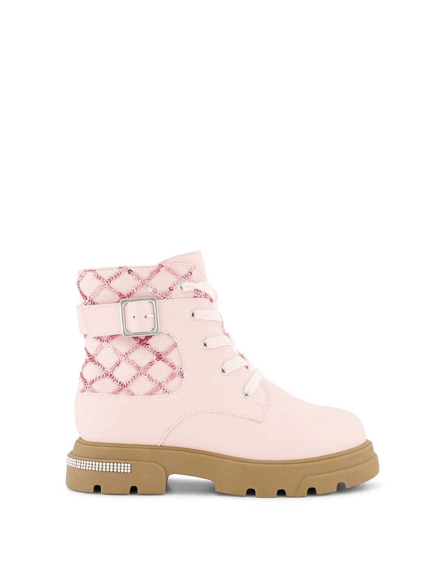 Jessica Simpson Little Girls' Rosa Buckle Boot in Blush