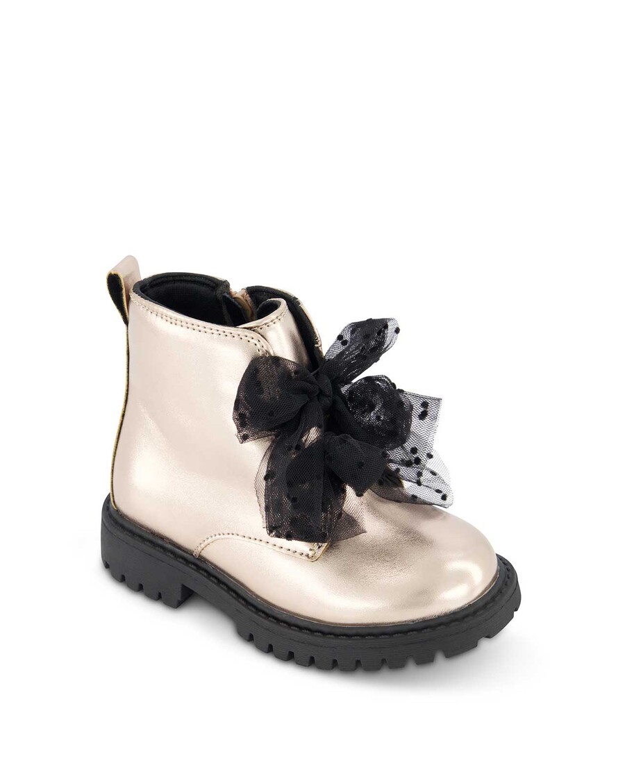 Jessica Simpson Toddler Daria Double Bow Boot in Champagne