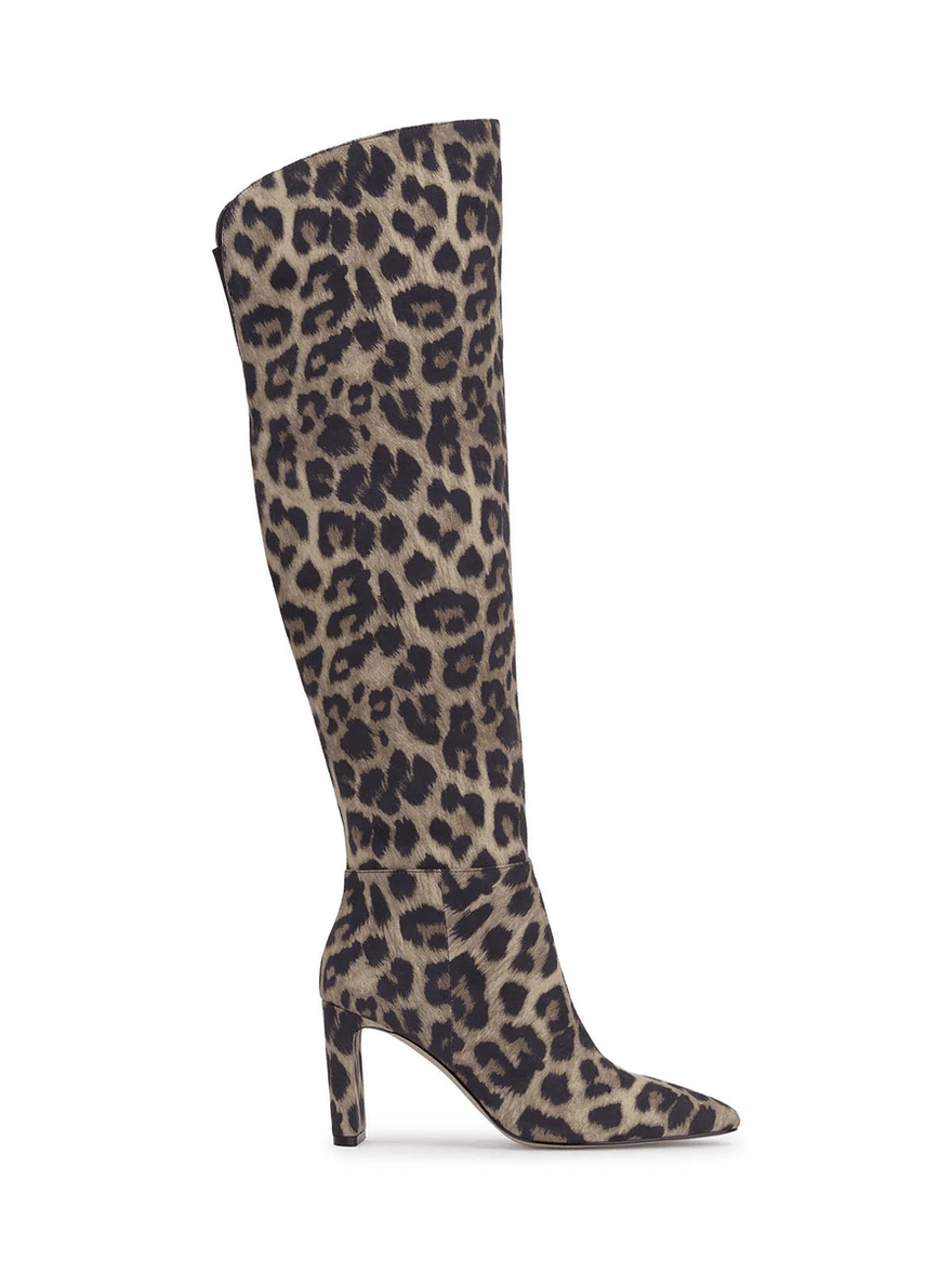 Jessica Simpson Sussta Over The Knee Boot in Leopard Safari Leopard
