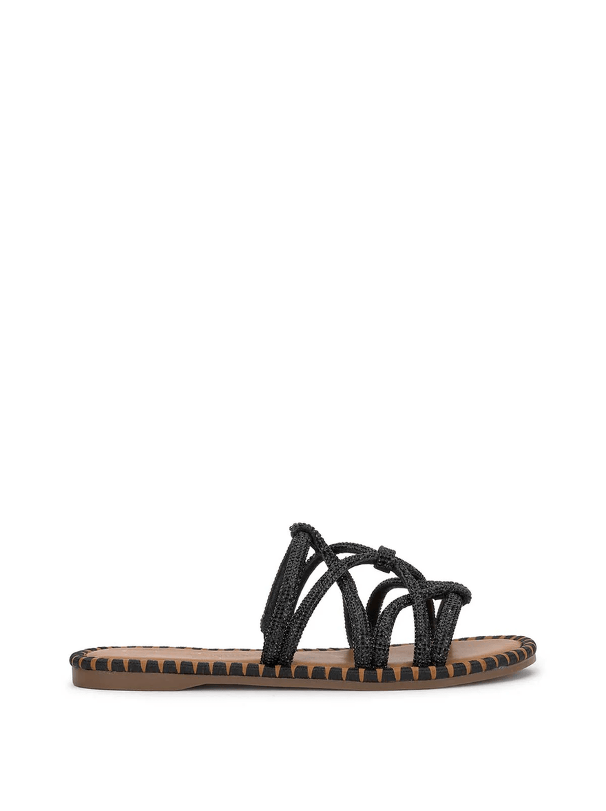 Jessica Simpson Briellea Embellished Sandal in Black