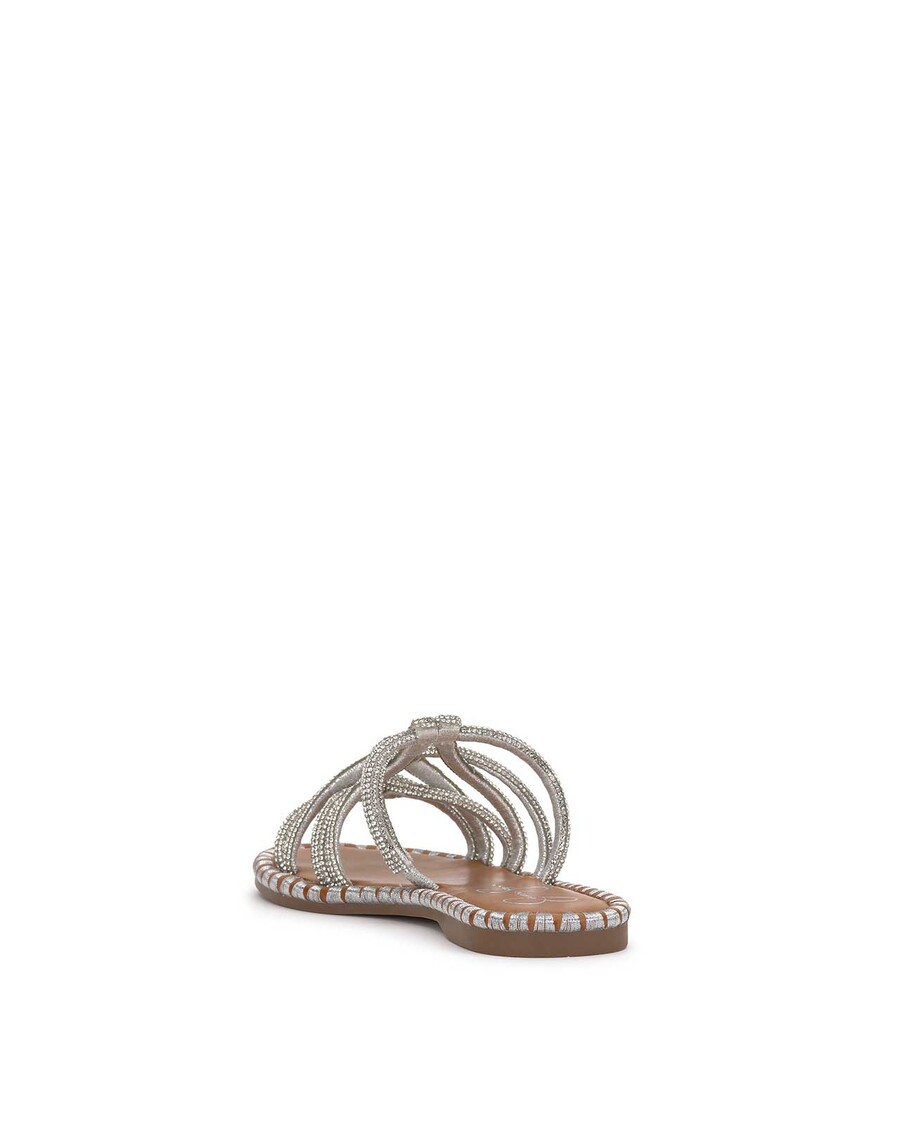 Jessica Simpson Briellea Embellished Sandal in Silver
