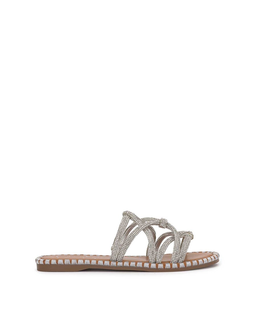 Jessica Simpson Briellea Embellished Sandal in Silver