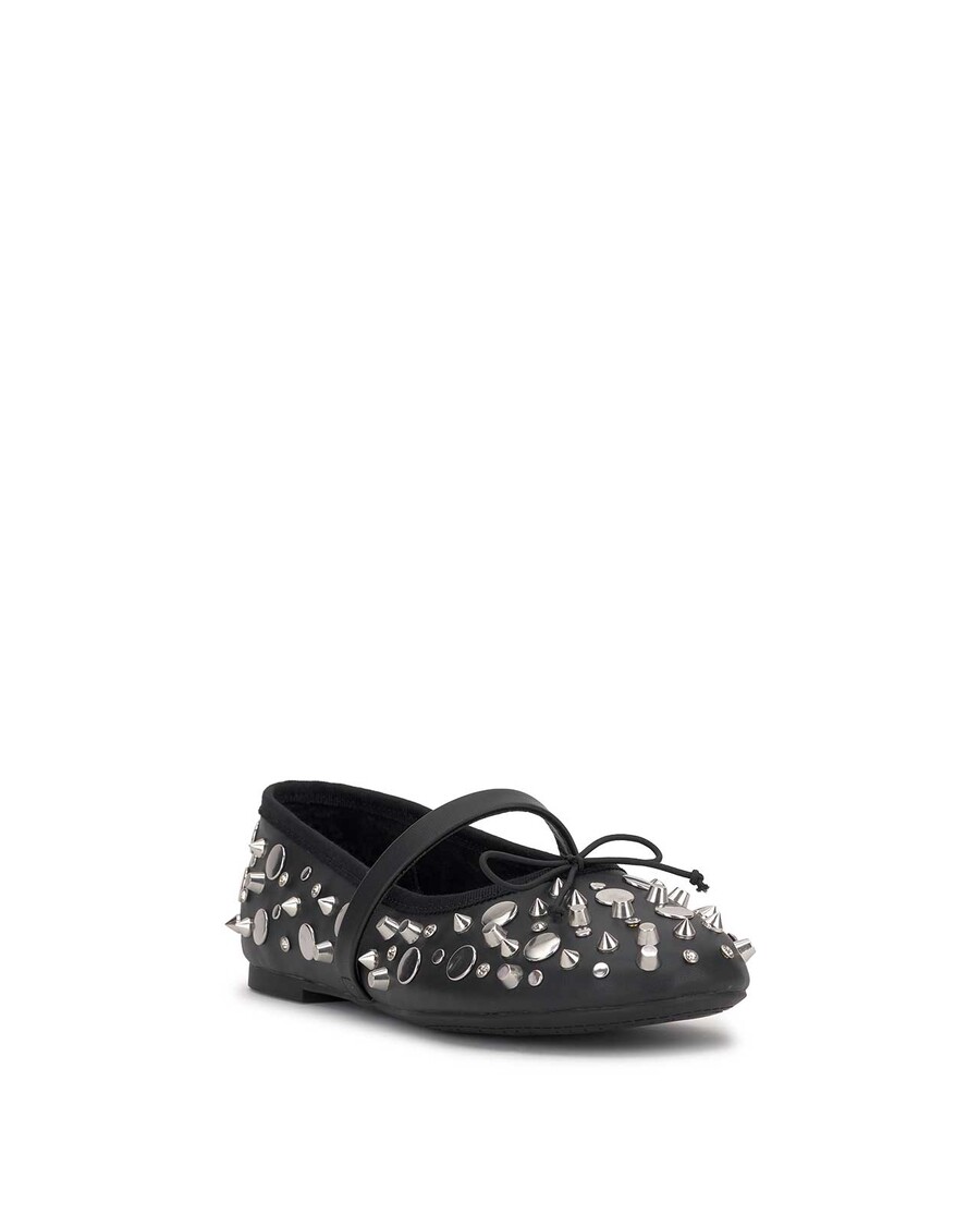 Jessica Simpson Azalina Mary Jane Flat in Black Studded