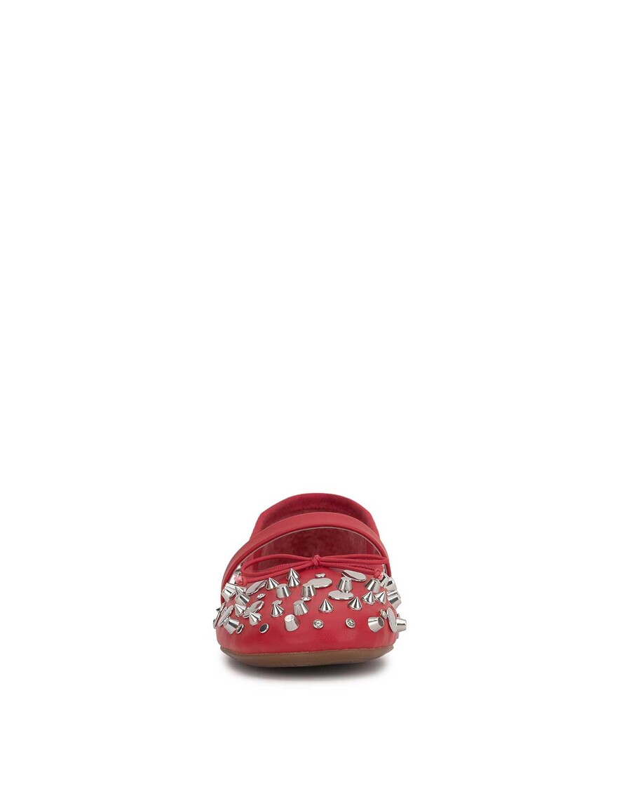 Jessica Simpson Azalina Mary Jane Flat in Red Studded