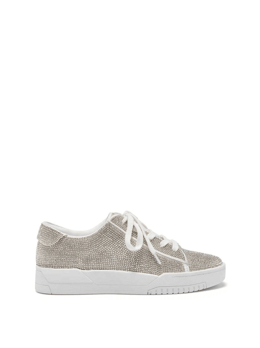 Jessica Simpson Silesta Casual Sneaker in White White Shimmer