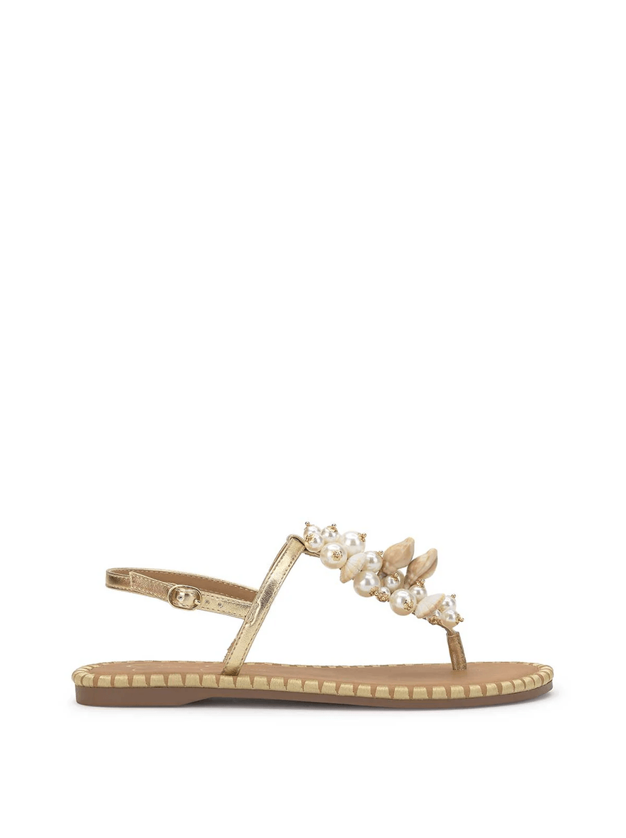 Jessica Simpson Bryelea Sandal in Gold