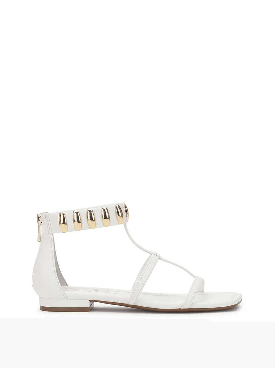 Jessica Simpson Elusta Flat Sandal in Bright White