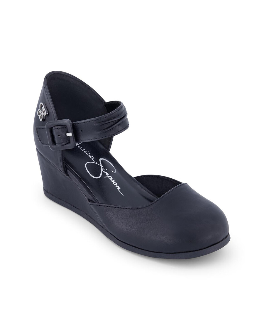 Jessica Simpson Girls' Tatiana Wedge Heel in Black