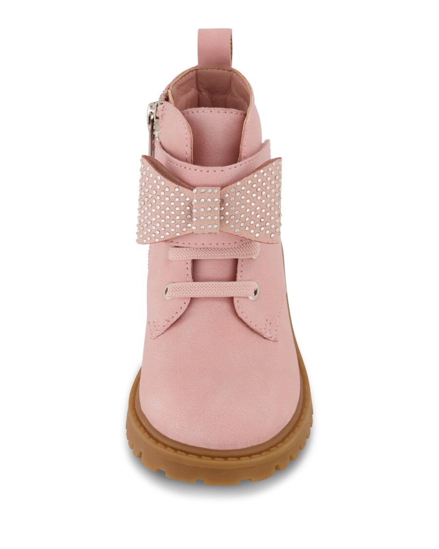 Jessica Simpson Toddler Daria Bow Moto Boot in Blush