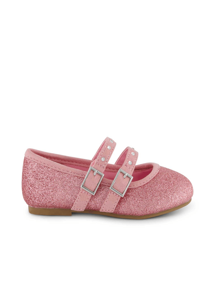 Jessica Simpson Toddler Amy Ballerine A Doppia Cinghia In Rosa