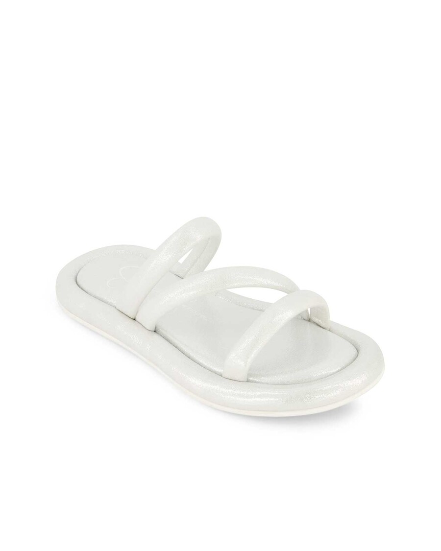 כפכפי רצועת קיילן לילדות של Jessica Simpson בצבע כסף