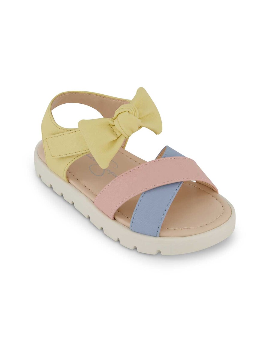 Jessica Simpson Toddler Tia Cross Sandals in Multi