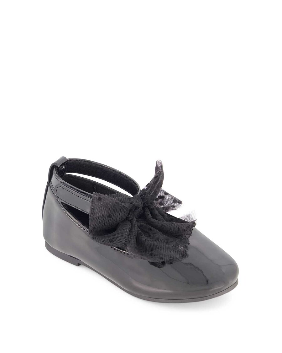 Jessica Simpson Toddler Amy Tulle Ballet Flat in Black