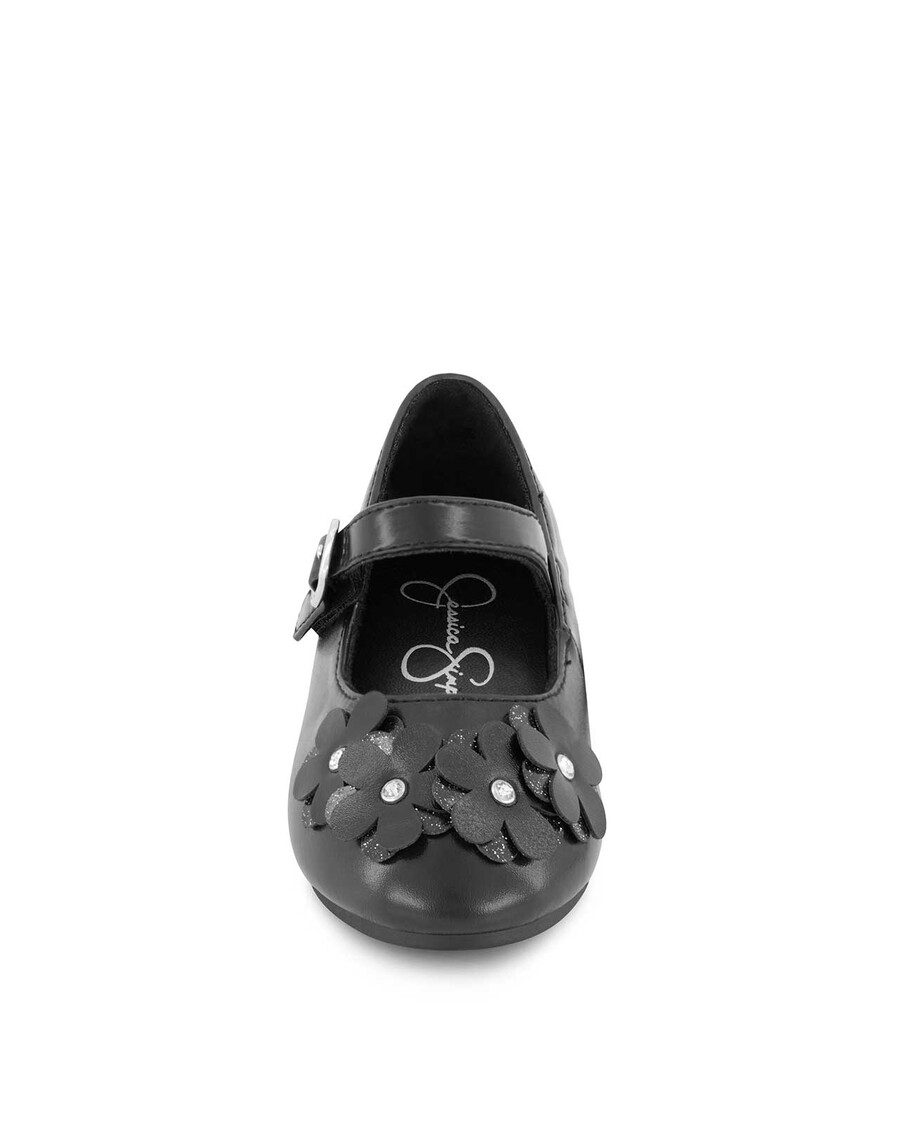 Jessica Simpson Toddler Amy Petal Ballet Flat in Black