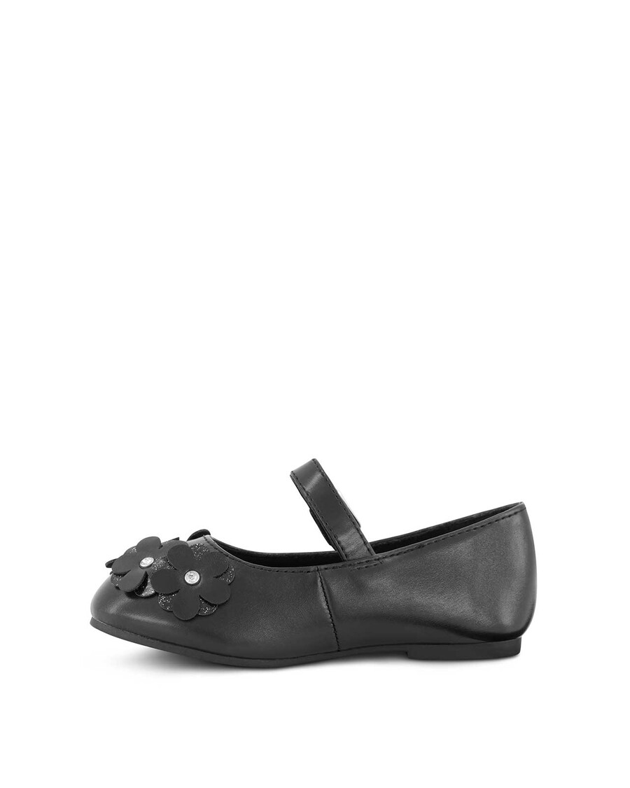 Jessica Simpson Toddler Amy Petal Ballet Flat in Black