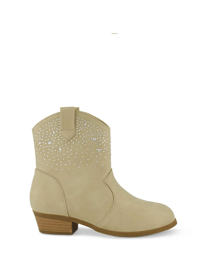 Jessica Simpson Little Girls' Layla Fade Western Bootie in Gold