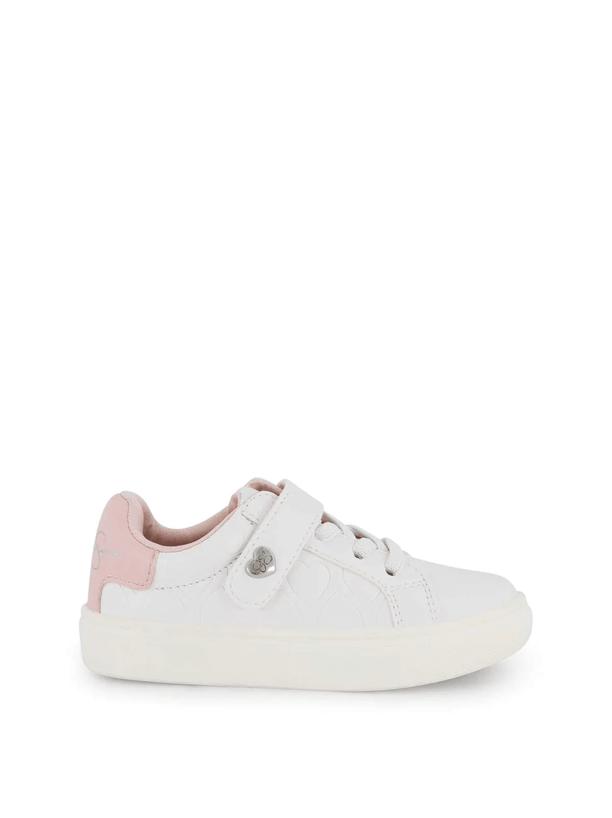 Jessica Simpson Toddler Gina Love Low Sneaker in White