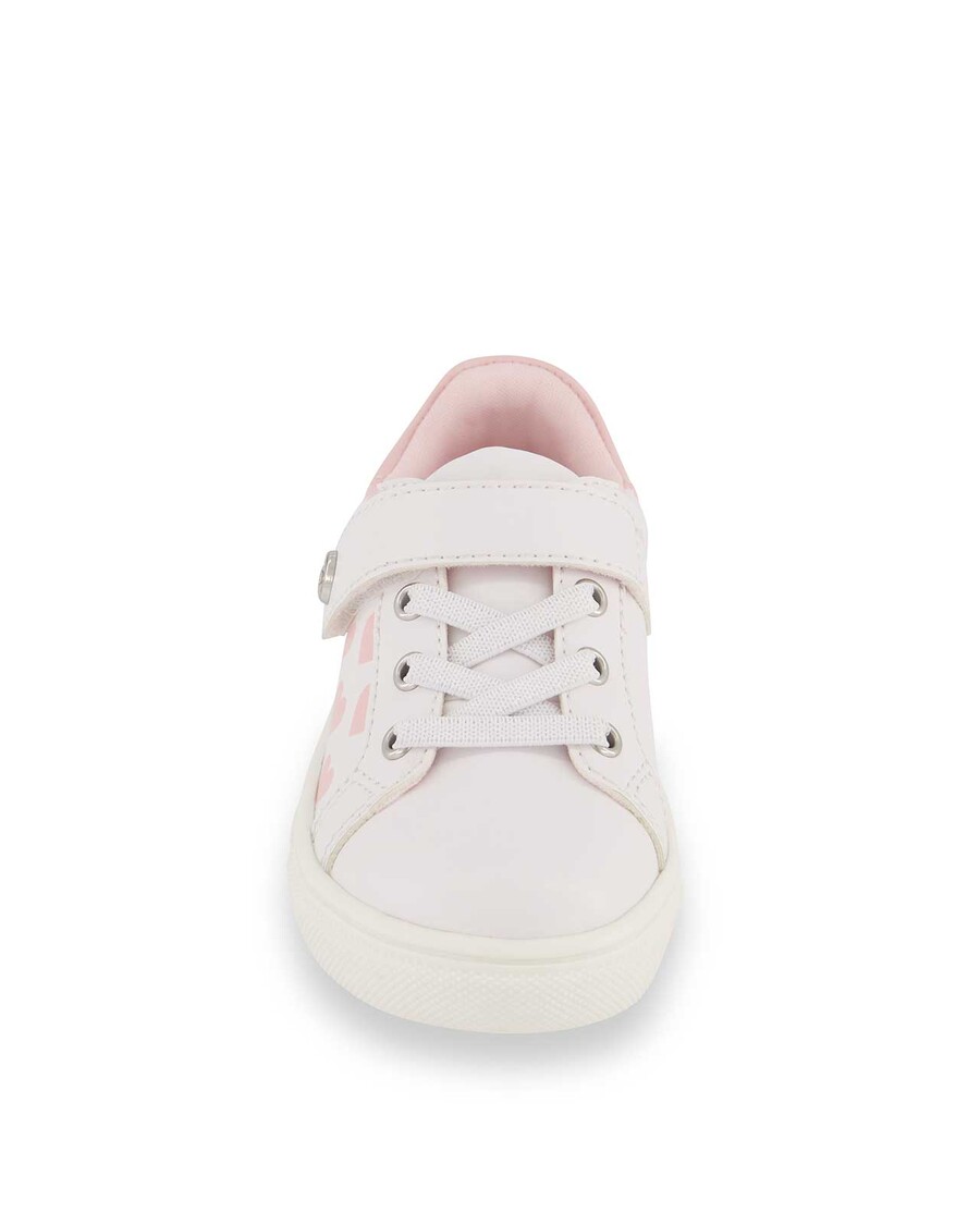 Jessica Simpson Toddler Gina Love Low Sneaker in White