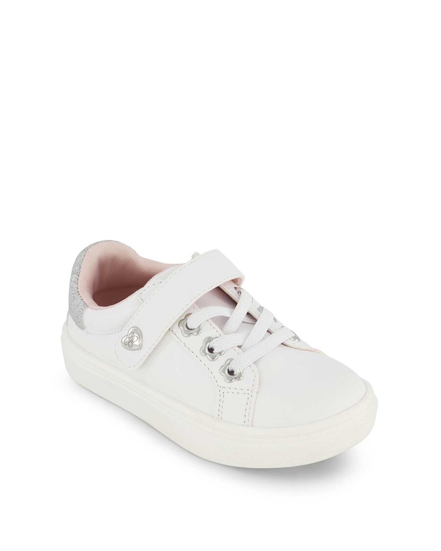 Jessica Simpson Toddler Gina Bijou Low Sneaker in White
