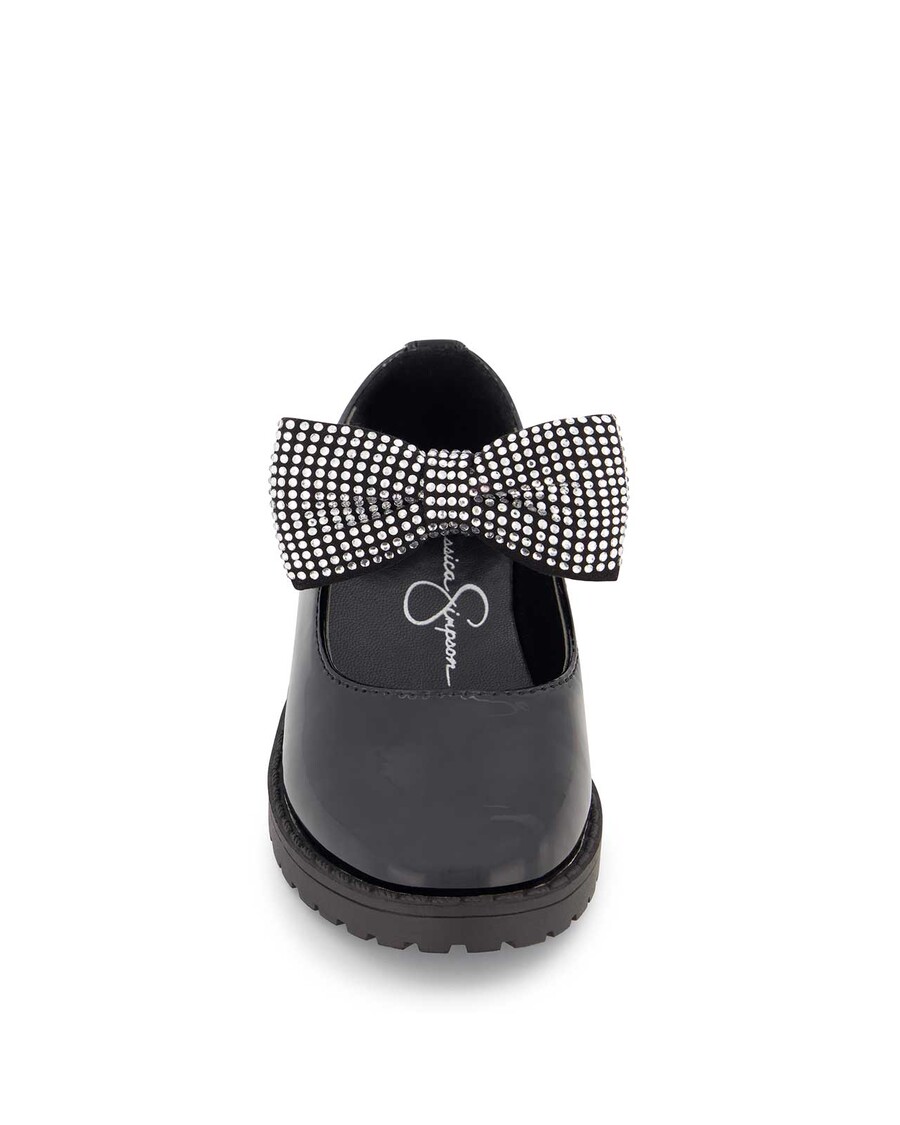 ג'סיקה סימפסון פעוט אוברי קשת שטוחה בשחור