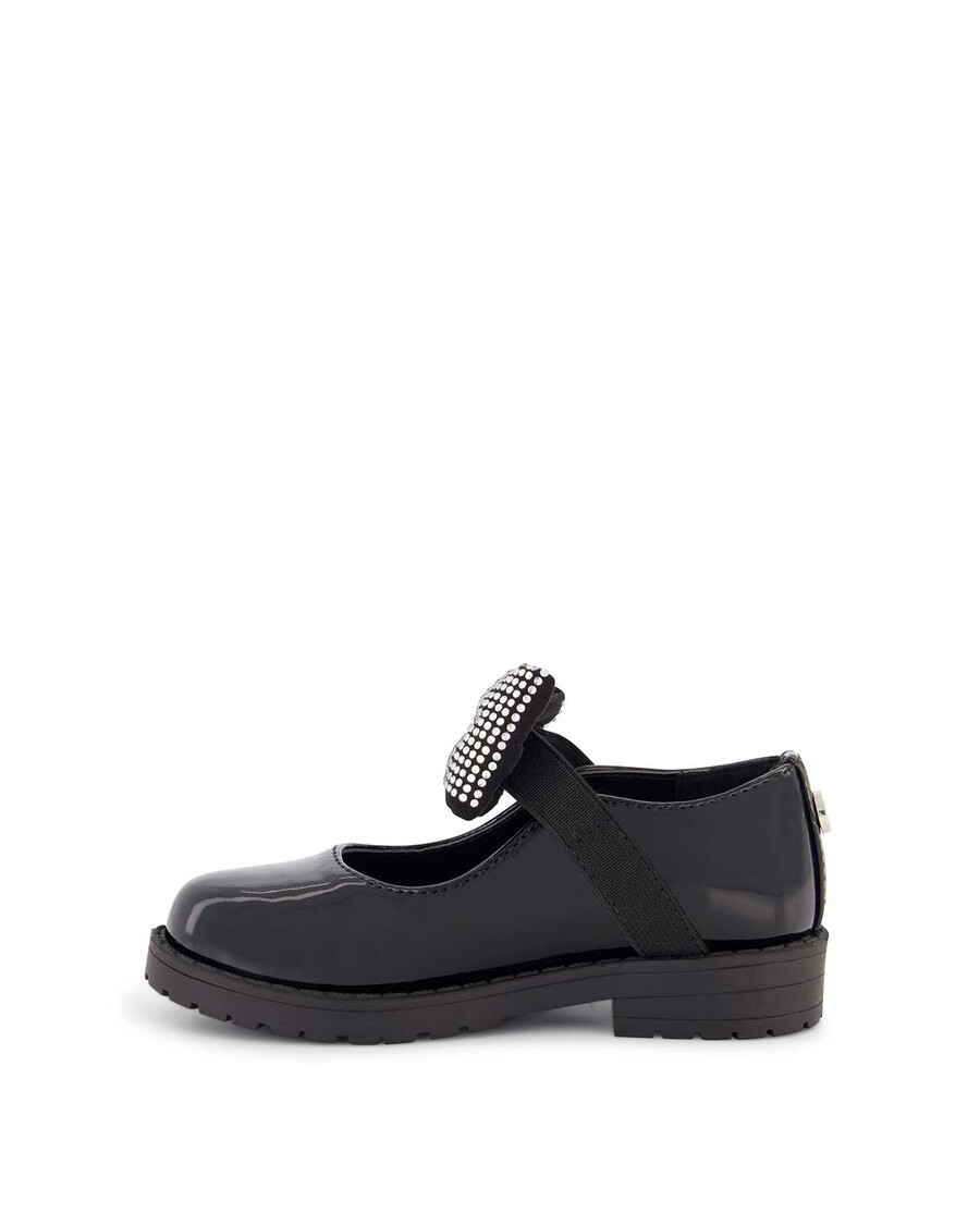 ג'סיקה סימפסון פעוט אוברי קשת שטוחה בשחור