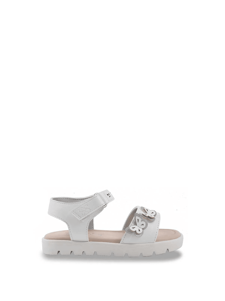 Jessica Simpson Toddler Tia Heather Sandals in White & Silver