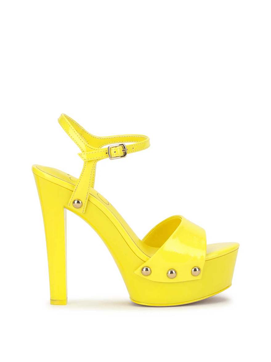 Jessica Simpson Calenta Studded Platform in Bright Yellow